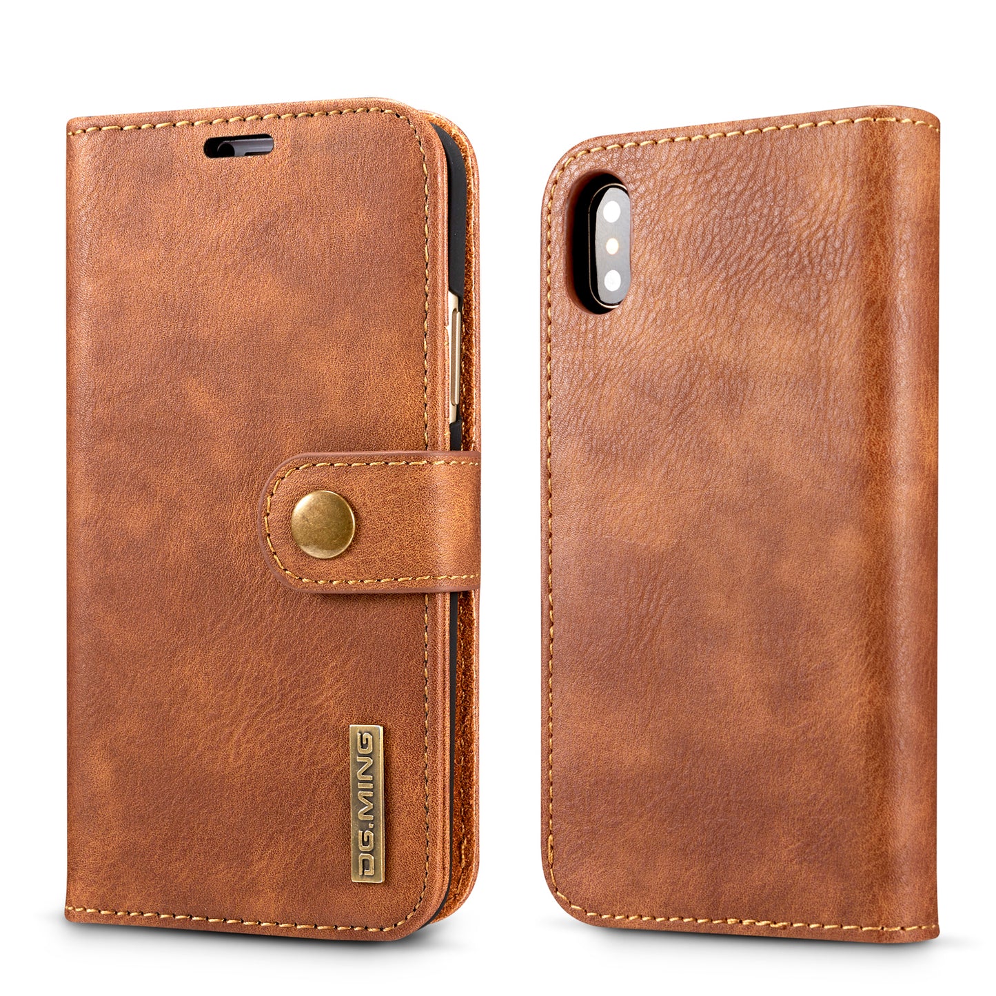 DG.MING Detachable 2 In 1 Wallet iPhone X Xs Leather Case