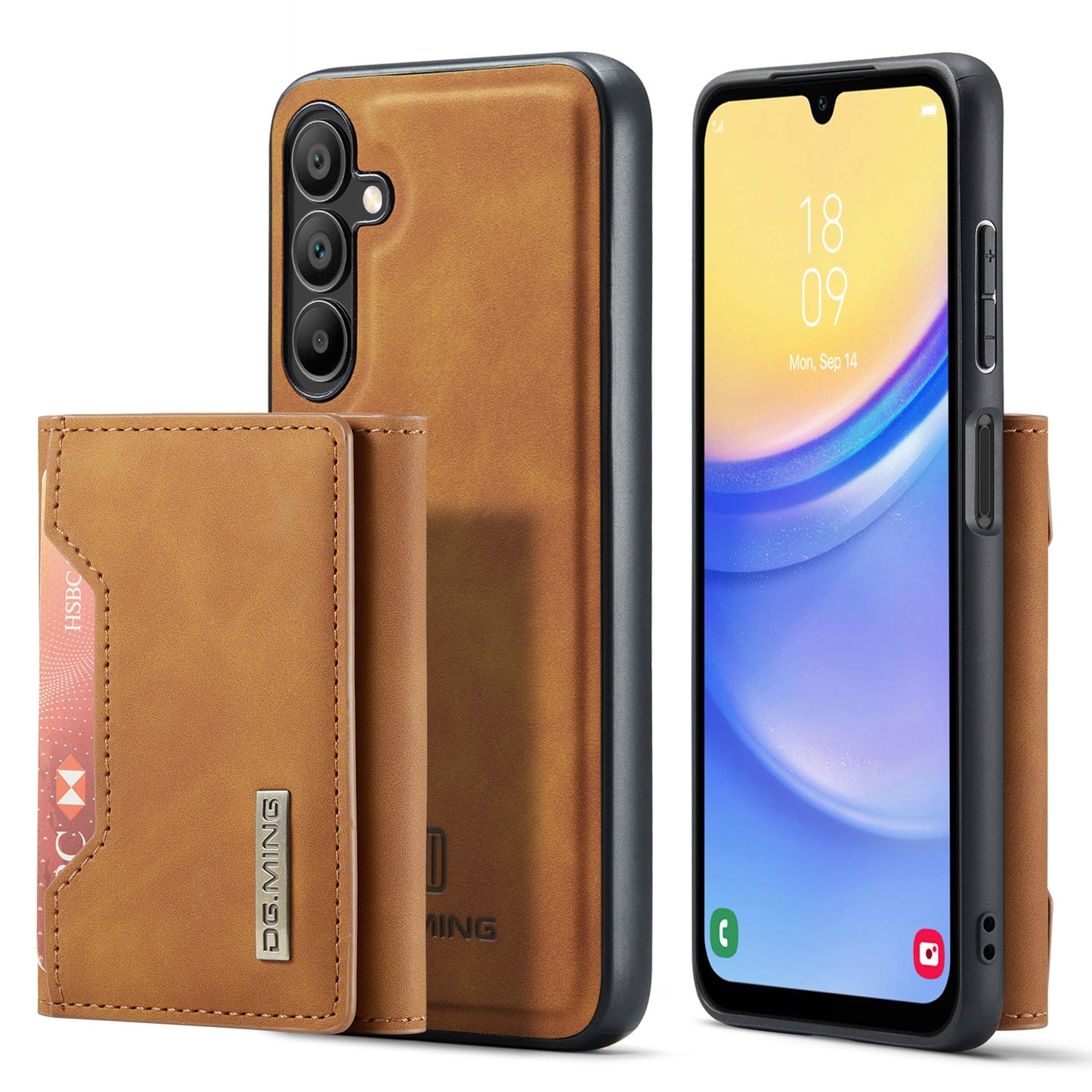 DG.MING Detachable 2-in-1 Galaxy A15 Case Card Holder