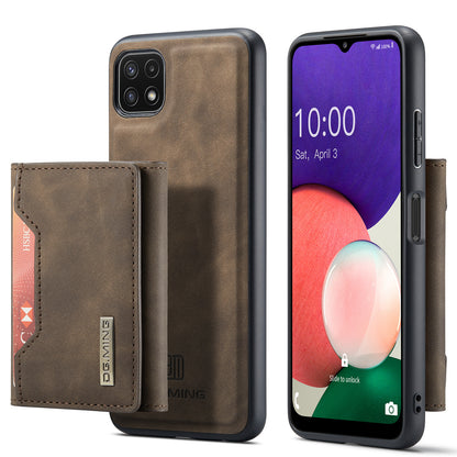 DG.MING Detachable 2-in-1 Galaxy A22s Case Card Holder