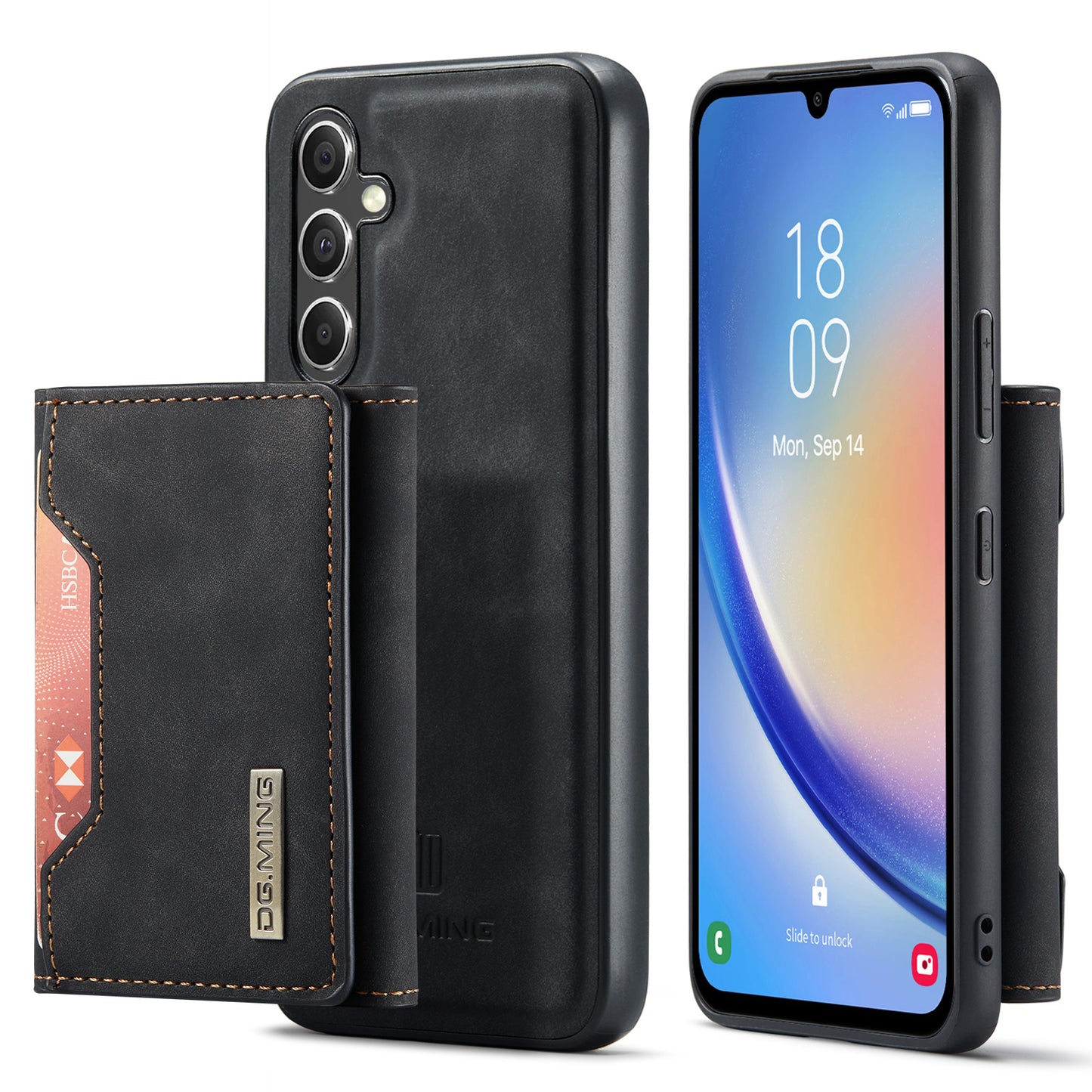 DG.MING Detachable 2-in-1 Galaxy A34 Case Card Holder