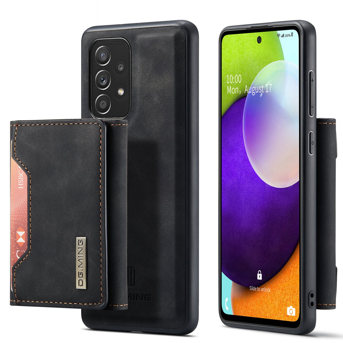 DG.MING Detachable 2-in-1 Galaxy A52s Case Card Holder