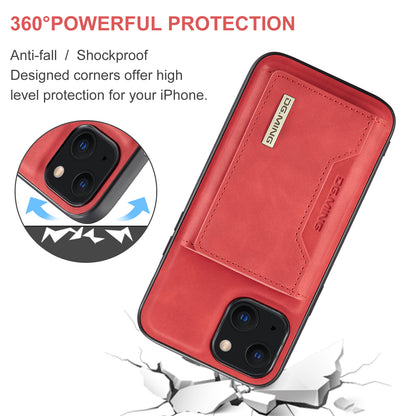 DG.MING Detachable 2-in-1 iPhone 13 Case Card Holder