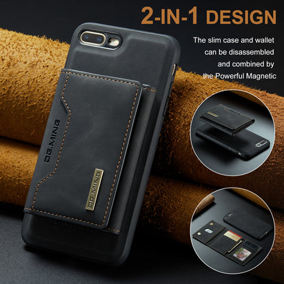 DG.MING Detachable 2-in-1 iPhone 8 Plus Case Card Holder