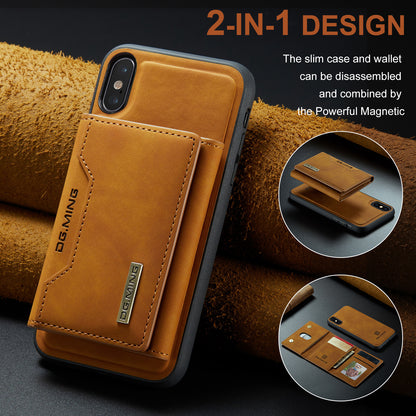 DG.MING Detachable 2-in-1 iPhone X Xs Case Card Holder