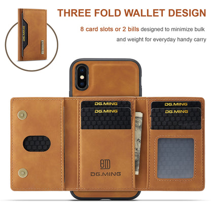 DG.MING Detachable 2-in-1 iPhone X Xs Case Card Holder