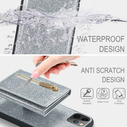 DG.MING Glitter Leather 2-in-1 Wallet iPhone 11 Pro Case