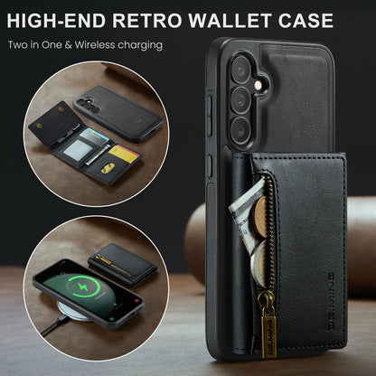 DG.MING Detachable Tri-fold Wallet Galaxy S23 FE Case