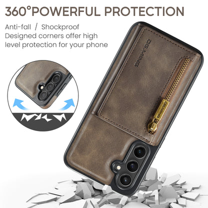 DG.MING Detachable Tri-fold Wallet Galaxy S24+ Case