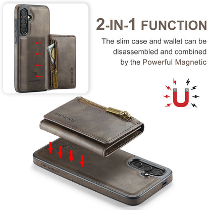 DG.MING Detachable Tri-fold Wallet Galaxy S24+ Case