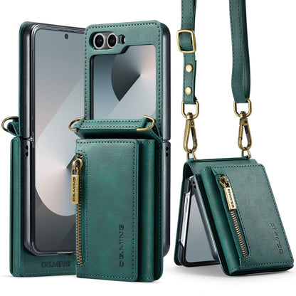 DG.MING Detachable Tri-fold Wallet Galaxy Z Flip6 Case