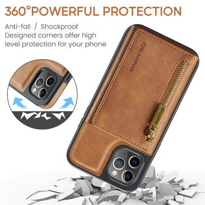 DG.MING Detachable Tri-fold Wallet iPhone 11 Pro Case