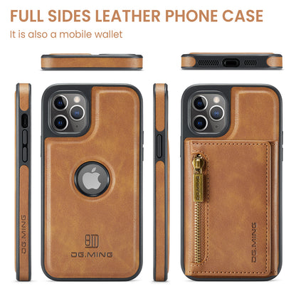 DG.MING Detachable Tri-fold Wallet iPhone 11 Pro Case