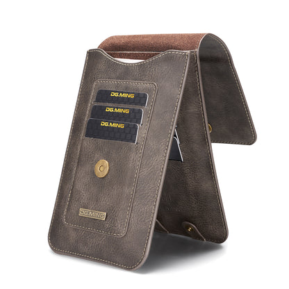 DG.MING Men's Leather Belt Clip iPhone Pouch Waist Bag