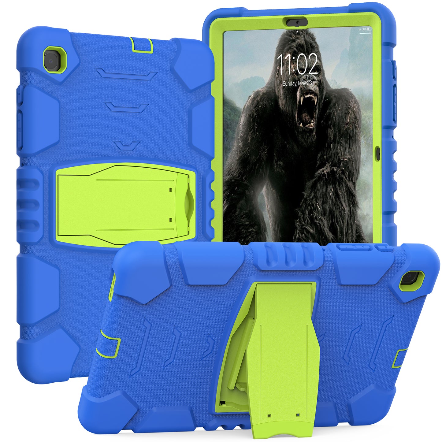 Gorilla King Kong Galaxy Tab S6 Lite Case Full Body Triple Protection Folding Stand