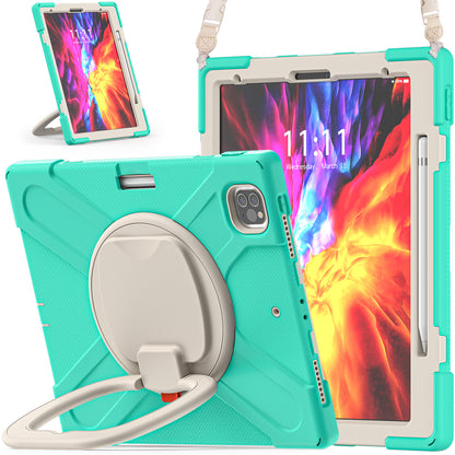 Pirate Box iPad Pro 11 (2021) Case Hook Stand Rotating with Hand Holder Shoulder Strap