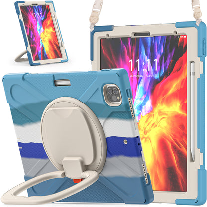 Pirate Box iPad Pro 11 (2021) Case Hook Stand Rotating with Hand Holder Shoulder Strap