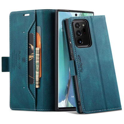 AUTSPACE Retro Galaxy Note20 Ultra Leather Case Magnetic