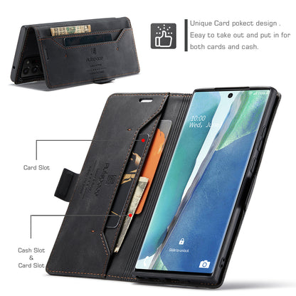 AUTSPACE Retro Galaxy Note20 Ultra Leather Case Magnetic