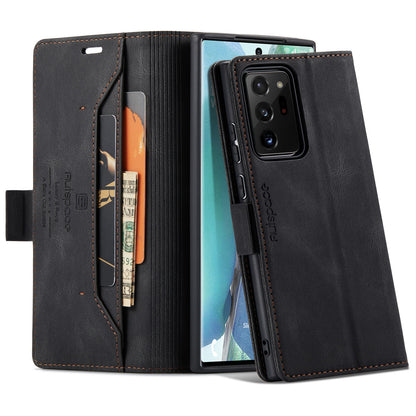 AUTSPACE Retro Galaxy Note20 Ultra Leather Case Magnetic