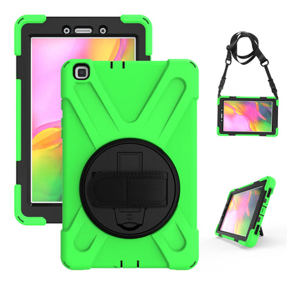 Pirate King Galaxy Tab A 8.0 (2019) Case 360 Rotating Stand Shoulder Strap