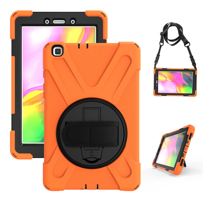 Pirate King Galaxy Tab A 8.0 (2019) Case 360 Rotating Stand Shoulder Strap