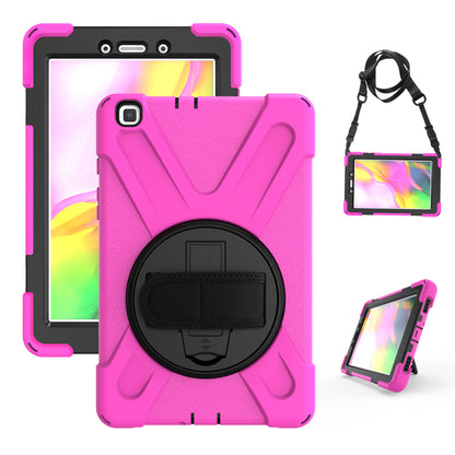 Pirate King Galaxy Tab A 8.0 (2019) Case 360 Rotating Stand Shoulder Strap