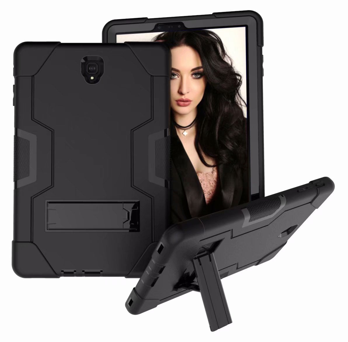 Contrast Armor Galaxy Tab S4 Shockproof Case Silicone PC Full Protection