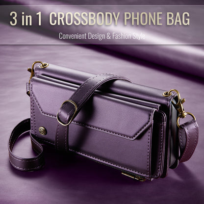 CASEME 3-in-1 Bag Crossbody Galaxy Z Fold6 Leather Case