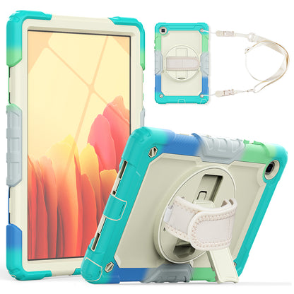 HUIXIANG Tough Strap Galaxy Tab A7 Case Built-in Screen Protector