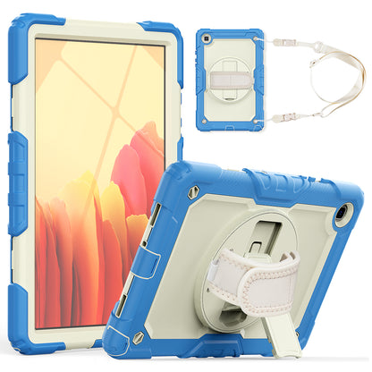 HUIXIANG Tough Strap Galaxy Tab A7 Case Built-in Screen Protector