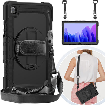 HUIXIANG Tough Strap Galaxy Tab A7 Case Built-in Screen Protector