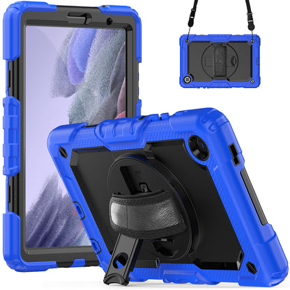 HUIXIANG Tough Strap Galaxy Tab A7 Lite Case Built-in Screen Protector