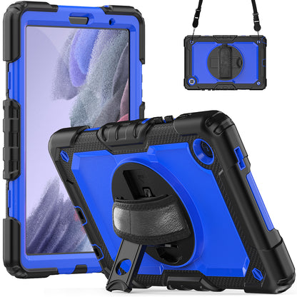 HUIXIANG Tough Strap Galaxy Tab A7 Lite Case Built-in Screen Protector