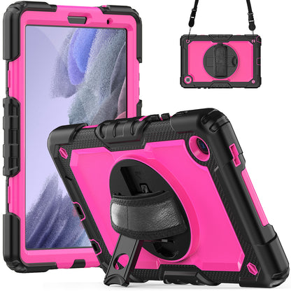 HUIXIANG Tough Strap Galaxy Tab A7 Lite Case Built-in Screen Protector