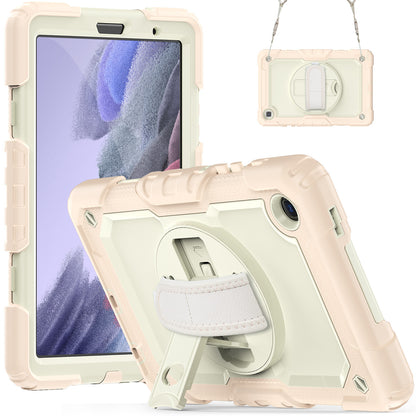 HUIXIANG Tough Strap Galaxy Tab A7 Lite Case Built-in Screen Protector