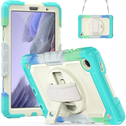 HUIXIANG Tough Strap Galaxy Tab A7 Lite Case Built-in Screen Protector