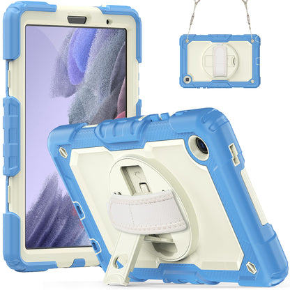 HUIXIANG Tough Strap Galaxy Tab A7 Lite Case Built-in Screen Protector