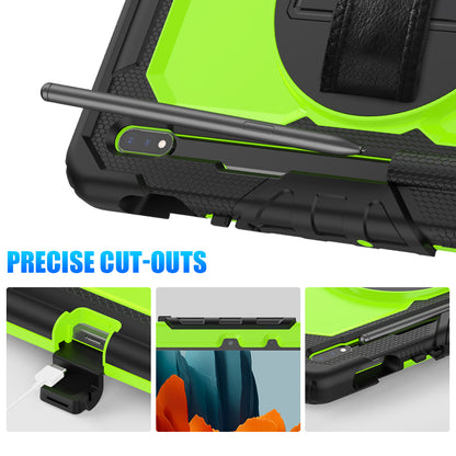 HUIXIANG Tough Strap Galaxy Tab S7 Case Built-in Screen Protector