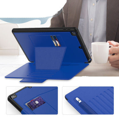 HUIXIANG Smart Multiple Stand iPad 9 Case Leather