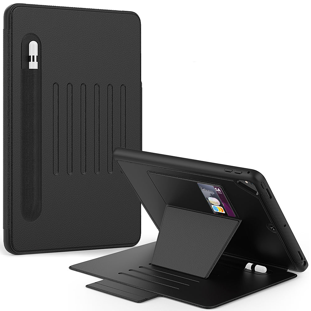 HUIXIANG Smart Multiple Stand iPad 6 Case Leather