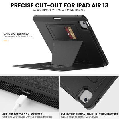 HUIXIANG Smart Multiple Stand iPad Pro 11 2021 Case Leather