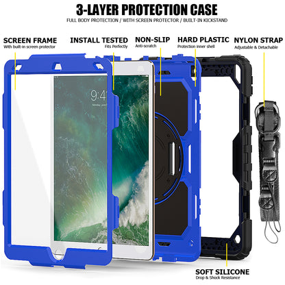 HUIXIANG Tough Strap iPad Pro 10.5 Case Built-in Screen Protector