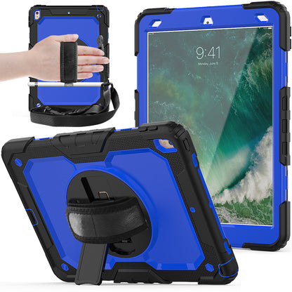 HUIXIANG Tough Strap iPad Pro 10.5 Case Built-in Screen Protector