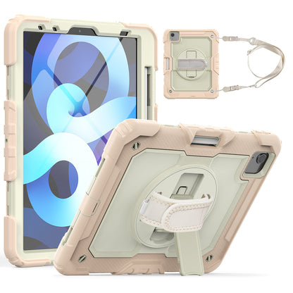 HUIXIANG Tough Strap iPad Air 5 Case Built-in Screen Protector