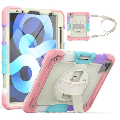 HUIXIANG Tough Strap iPad Air 5 Case Built-in Screen Protector