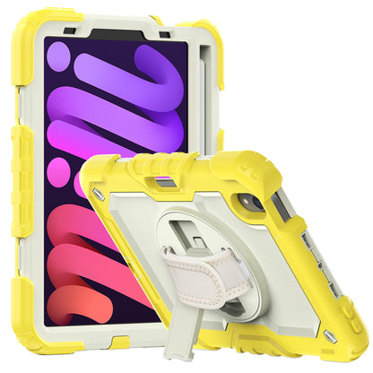 HUIXIANG Tough Strap iPad Mini 6 Case Built-in Screen Protector