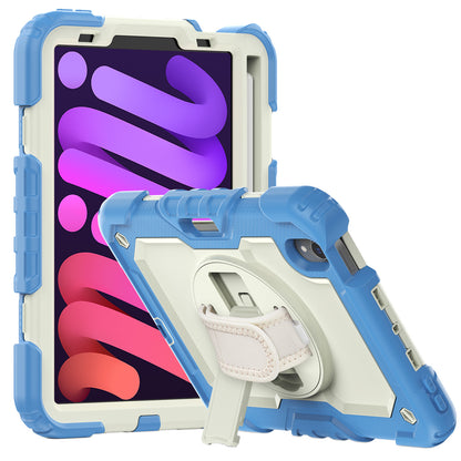 HUIXIANG Tough Strap iPad Mini 6 Case Built-in Screen Protector