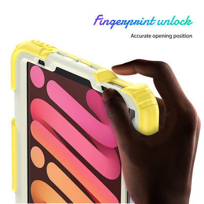 HUIXIANG Tough Strap iPad Mini 6 Case Built-in Screen Protector