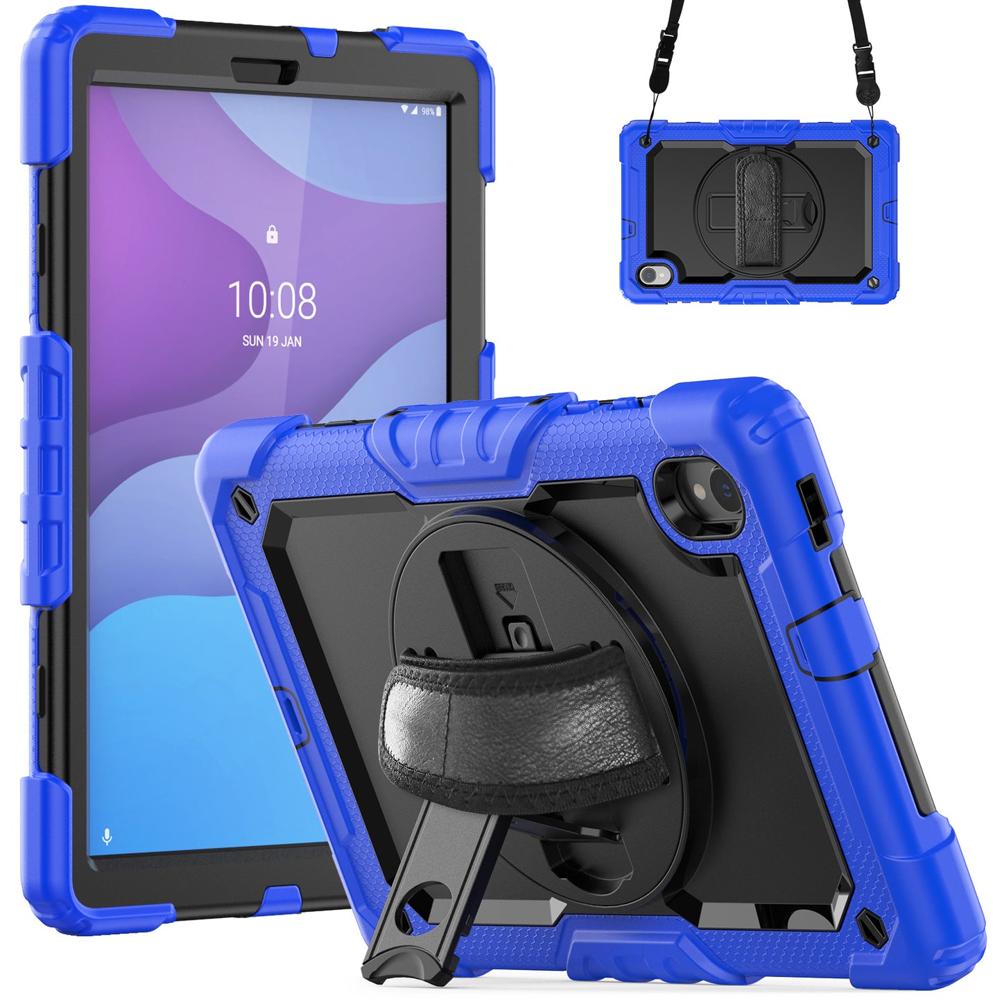 HUIXIANG Tough Strap Lenovo Tab M10 HD 2020 Case