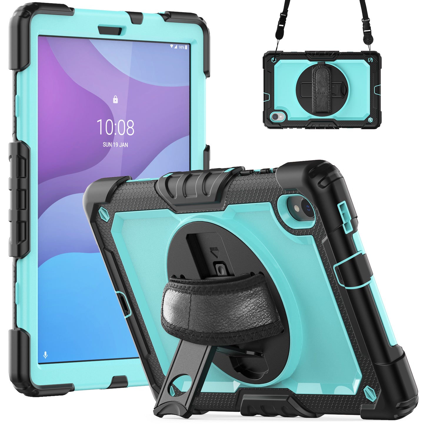 HUIXIANG Tough Strap Lenovo Tab M10 HD 2020 Case